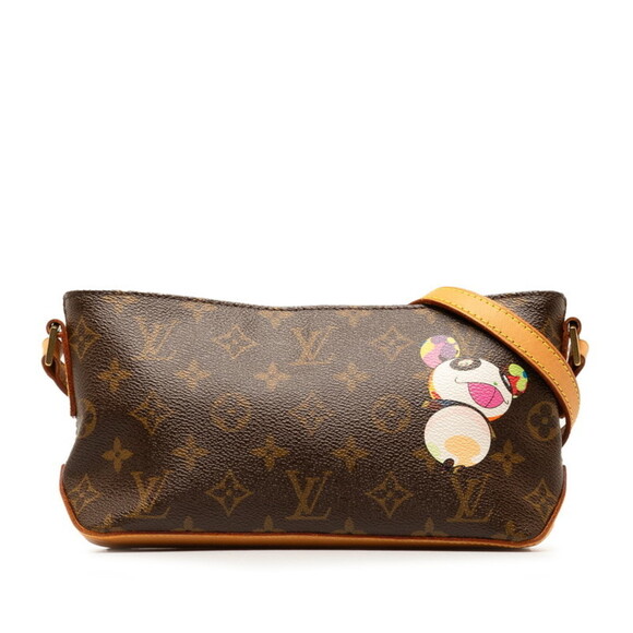 LOUIS VUITTON Brown Monogram Leather Shoulder Bag - Picture 1 of 9